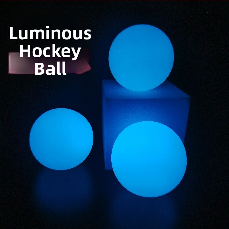 Gaismas hokeja puck un fascia bumba iekšējai/ārējai treniņiem — PVC materiāls, logotipa drukāšana pieejama