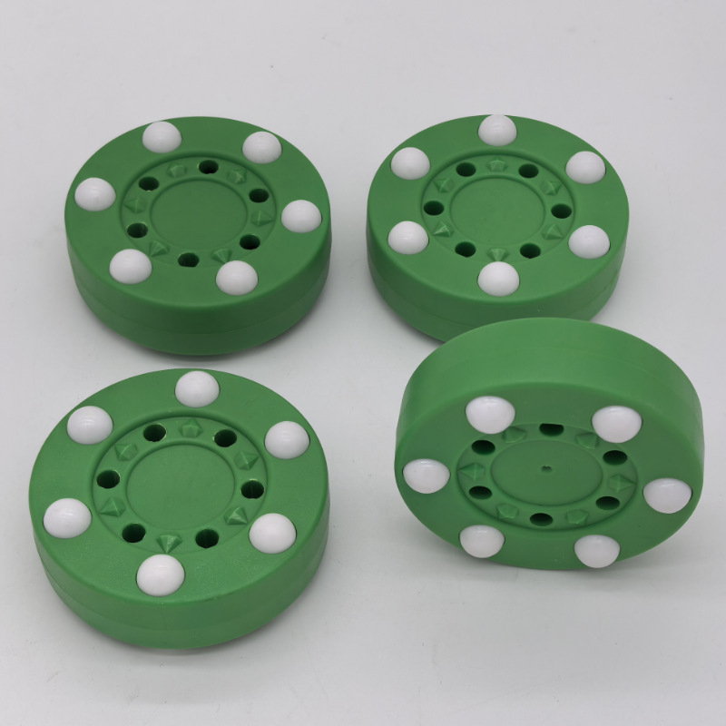 ABS hokeja ripka Diamond Six-Bead — Zīmols Wheel Upper, Pielāgojama, Drukāts logotips