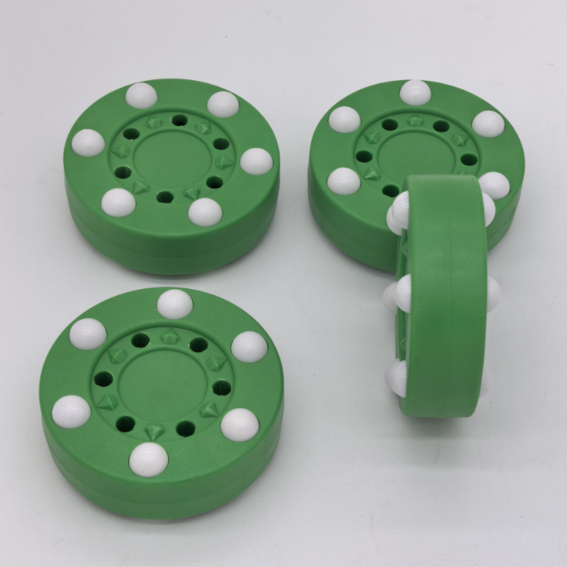 ABS hokeja ripka Diamond Six-Bead — Zīmols Wheel Upper, Pielāgojama, Drukāts logotips