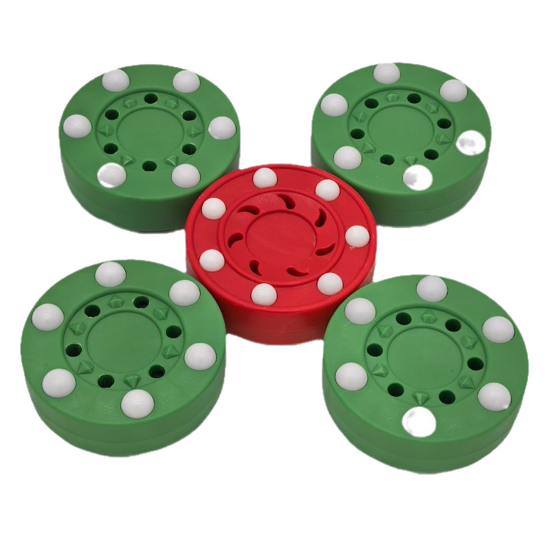 ABS hokeja ripka Diamond Six-Bead — Zīmols Wheel Upper, Pielāgojama, Drukāts logotips