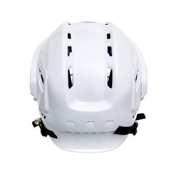 Hokeja ķivere – PP + EVA + oglekļa tērauds; Produkta kods: T1; OEM pieejams; Logotipa drukāšana: iespējama; Piemērojamie sporta veidi: hokejs, ledus un sniega sporta veidi, citi bumbu spēles