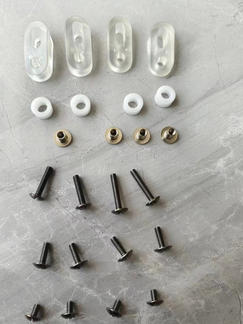 Ledus hokeja ķiveres stiprinājumu komplekts, maskai un brillēm - BENLEE MZ, ABS, hokejs