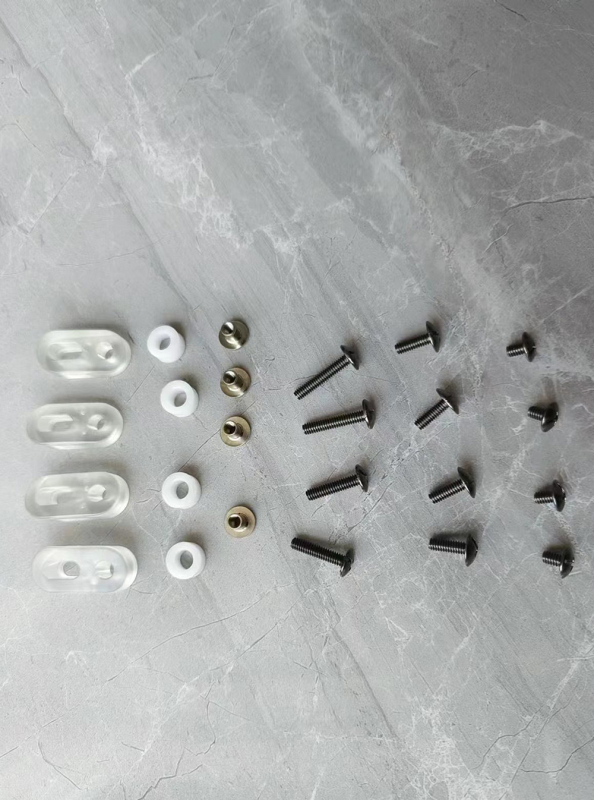 Ledus hokeja ķiveres stiprinājumu komplekts, maskai un brillēm - BENLEE MZ, ABS, hokejs