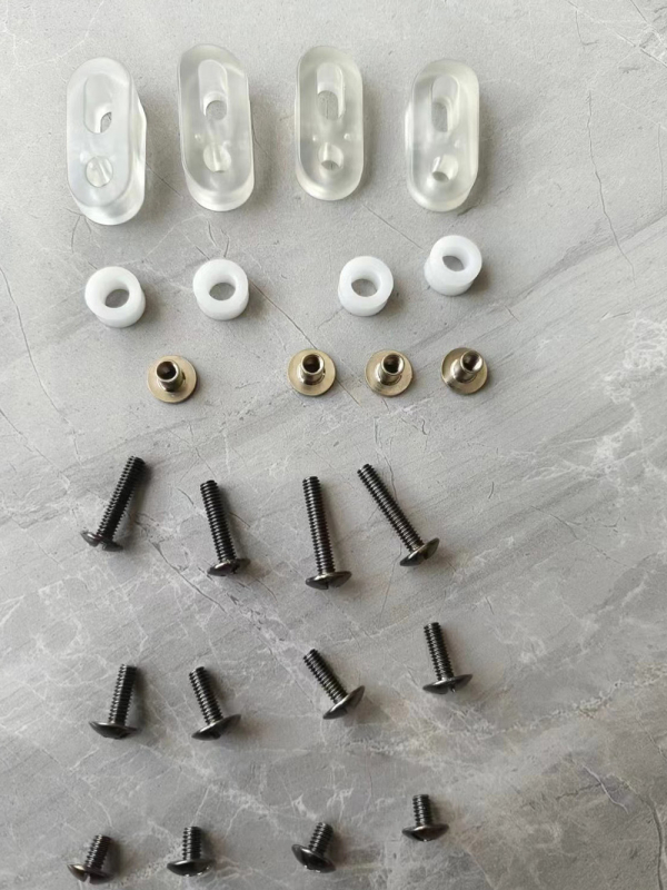 Ledus hokeja ķiveres stiprinājumu komplekts, maskai un brillēm - BENLEE MZ, ABS, hokejs