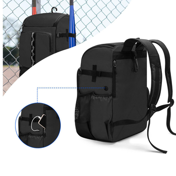 Prilagođeni ruksak za baseball s vodootporim materijalom, velik kapacitet za baseball i softball