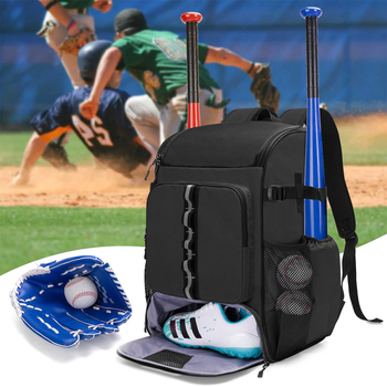 Prilagođeni ruksak za baseball s vodootporim materijalom, velik kapacitet za baseball i softball