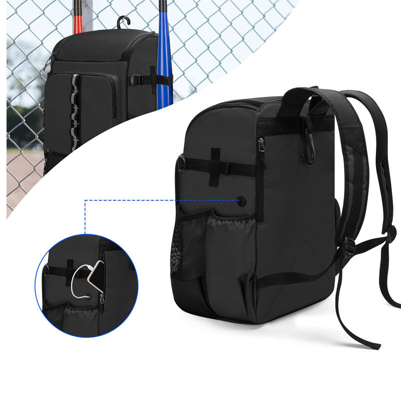 Prilagođeni ruksak za baseball s vodootporim materijalom, velik kapacitet za baseball i softball