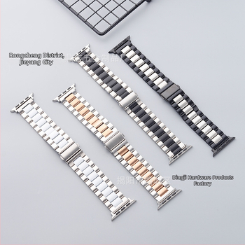 Dingji nerūdijančio plieno tvirtas dirželis Apple Watch ir Huawei GT4, su dvigubo paspaudimo užsegimu; sąsajos 14/18/20/22/24 mm