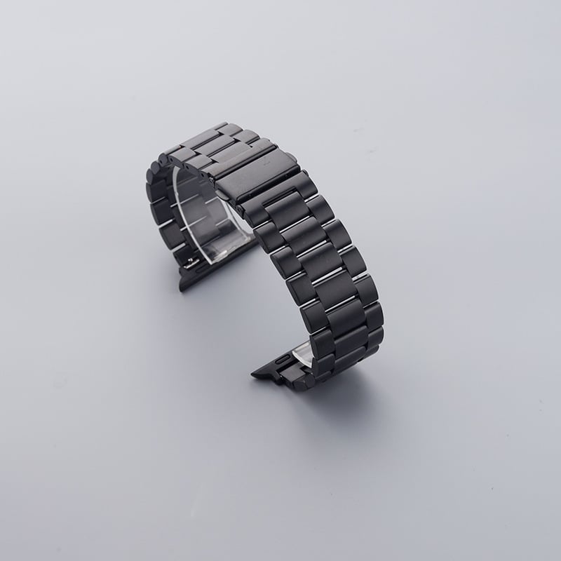 Dingji nerūdijančio plieno tvirtas dirželis Apple Watch ir Huawei GT4, su dvigubo paspaudimo užsegimu; sąsajos 14/18/20/22/24 mm