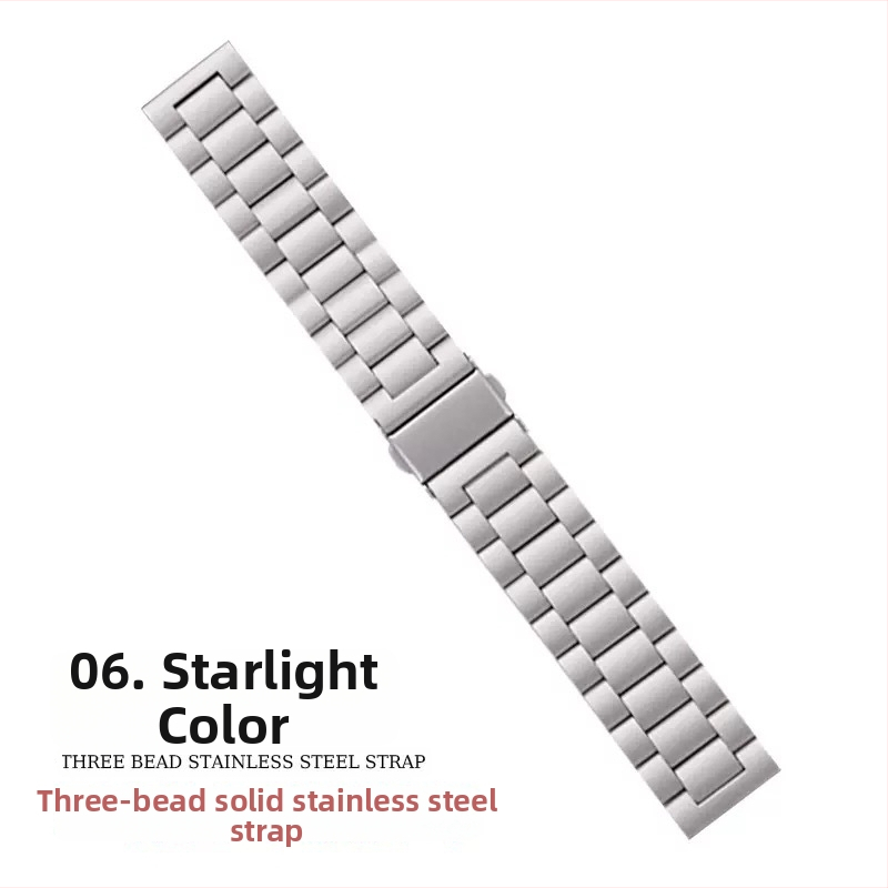 Dingji nerūdijančio plieno tvirtas dirželis Apple Watch ir Huawei GT4, su dvigubo paspaudimo užsegimu; sąsajos 14/18/20/22/24 mm