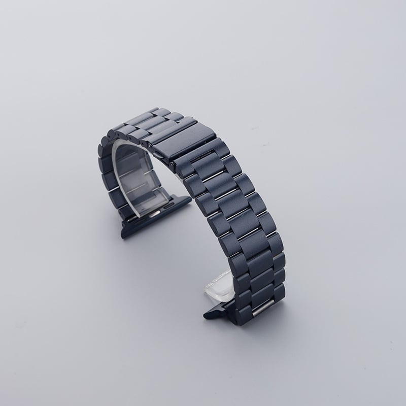 Dingji nerūdijančio plieno tvirtas dirželis Apple Watch ir Huawei GT4, su dvigubo paspaudimo užsegimu; sąsajos 14/18/20/22/24 mm