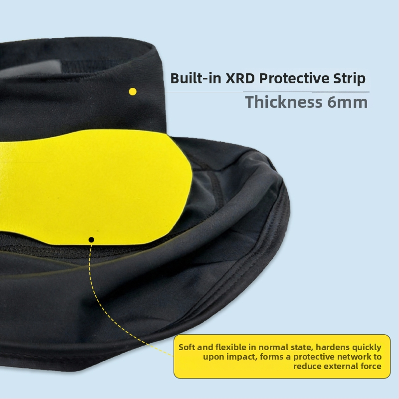 Hokeja kakla aizsardzība – pretgriešanas aizsardzība kaklam un pleciem, Spandex materiāls, pieaugušajiem