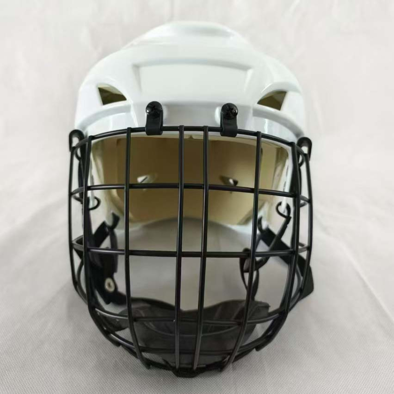 BENLEE MZ pilna sejas aizsardzības hokeja ķivere, materiāls PC + putas, galvas aizsardzība hokejam uz ledus, riteņhokejam un sausajam hokejam