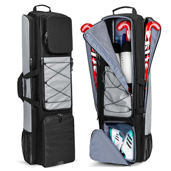 Hokejaška za opremu, otporna na habanje, višestruka upotreba, velika zapremina za vanjske natjecateljske uvjete; materijal: Oxford tkanina; nosivi sustav: jastučić zraka; podstava: poliester; sezona: ljeto 2025; unisex