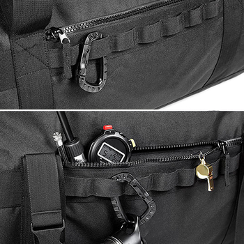 Geantă de voiaj cu capacitate 36-55L, material Oxford, impermeabilă și respirabilă, buzunar interior cu fermoar, curea de umăr unică