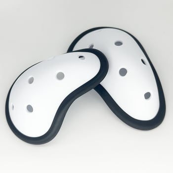 Storas kirkšnies apsauginis korpusas kovos menų treniruotėms – suaugusiems ir vaikams, PP medžiaga; tinka kovos menams, hokejui, regbiui