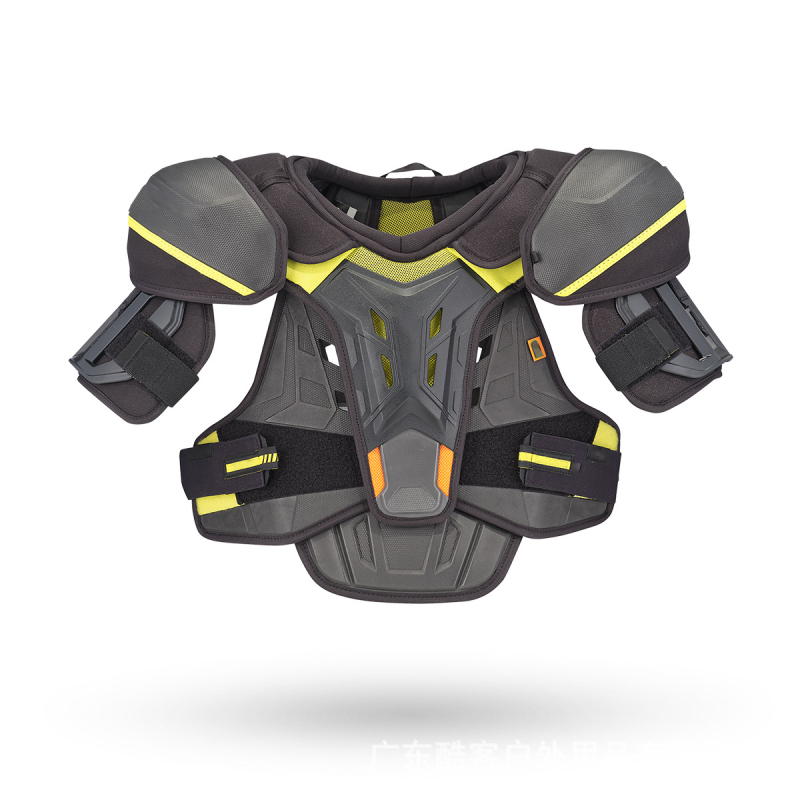 Hokeja krūtinės apsauga, kvėpuojanti ir dėvėjimu atspari nailonas, pečių apsauga, universalus suderinamumas