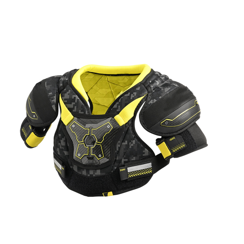 Ledinio hokeja vartininko krūtinės apsauga, pritaikoma nuo jaunimo iki suaugusiųjų, nailoninis audinys, pečių apsauga