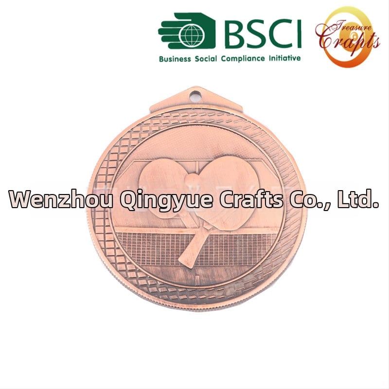 Медали за спортни събития от цинкова сплав, персонализирани с печат на лого
