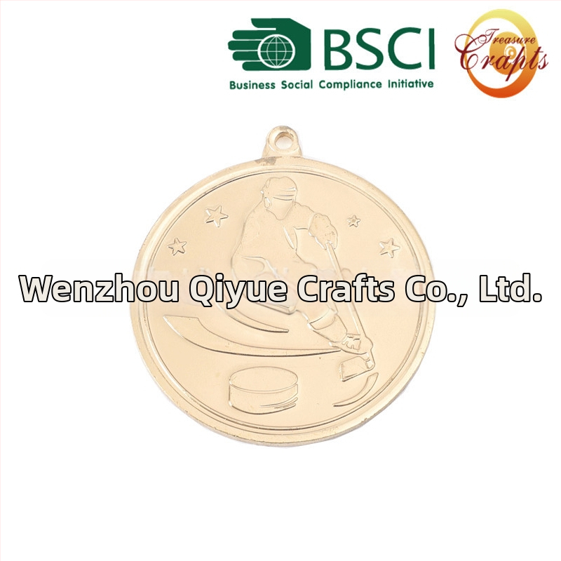 Cinka sakausējuma medaļas sporta pasākumiem, personalizējamas ar logotipa druku