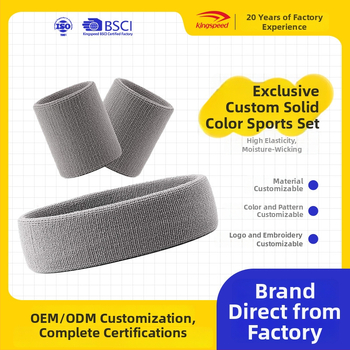 Nylon kötött sportos karkötő és fejpánt - Fő anyag: Nylon 85% + latex filament 15%; izzadság-elvezető; alkalmas futásra, edzésre, kerékpározásra, túrázásra