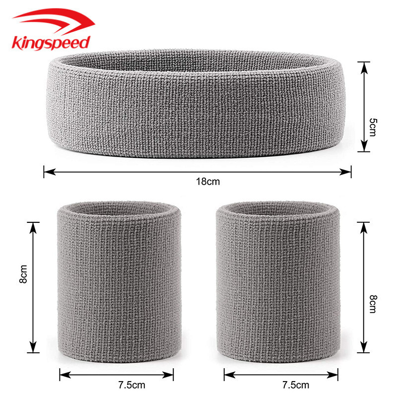Nylon kötött sportos karkötő és fejpánt - Fő anyag: Nylon 85% + latex filament 15%; izzadság-elvezető; alkalmas futásra, edzésre, kerékpározásra, túrázásra