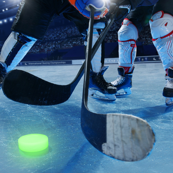 Rong Hui PVC gaismas hokeja pūka ar logotipa drukāšanu, pieejama pielāgošana