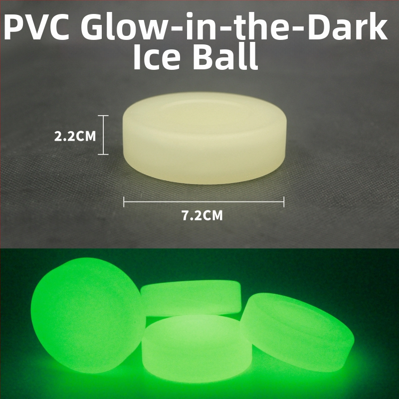 Rong Hui PVC gaismas hokeja pūka ar logotipa drukāšanu, pieejama pielāgošana