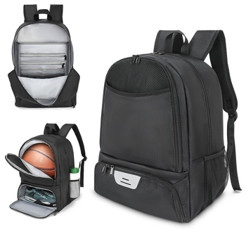 Unisex sportski ruksak za košarku i nogomet od Oxford tkanine, naramenice s air cushion jastučićem i podstava od poliester-pamuka