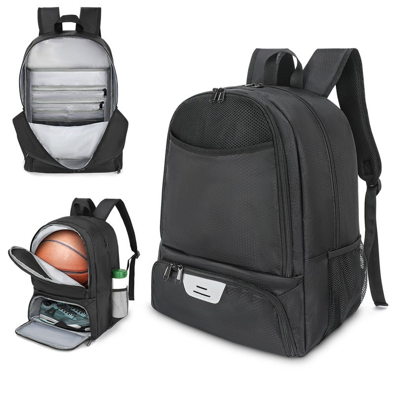 Unisex sportski ruksak za košarku i nogomet od Oxford tkanine, naramenice s air cushion jastučićem i podstava od poliester-pamuka