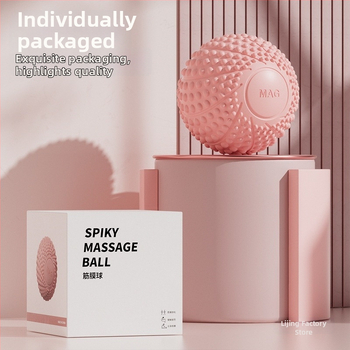 Dubultā fascijas masāžas bumba kājai un gūžas atslābināšanai, jogas kāju masāžas bumba