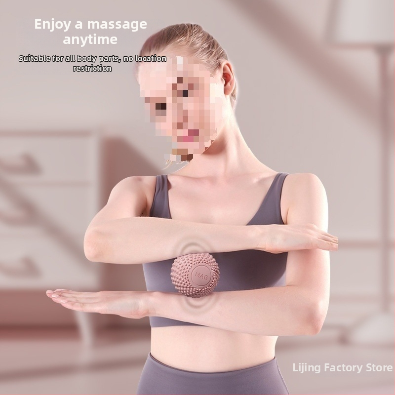 Dubultā fascijas masāžas bumba kājai un gūžas atslābināšanai, jogas kāju masāžas bumba