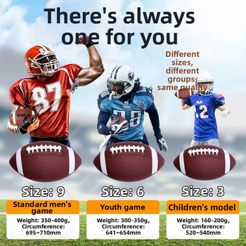 Amerikietiškas futbolas treniruočių – PVC/PU/super fiber medžiaga, mašininis siuvimas, prekės ženklas Dragon across the river, kategorija Futbolas, be personalizacijos