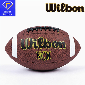 Treniruotės Amerikos futbolo kamuolys – PU/PVC, siuvama mašina, prekės ženklas Crossing the River Dragon