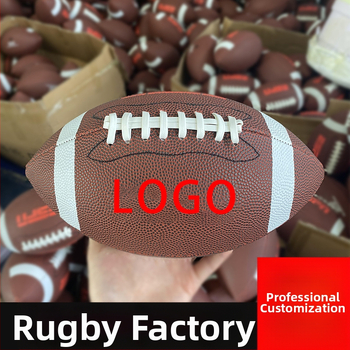 PU regbio kamuolys treniruotėms Nr. 9, mašininis siuvimas, logotipo atspaudas galimas, Amerikos stilius