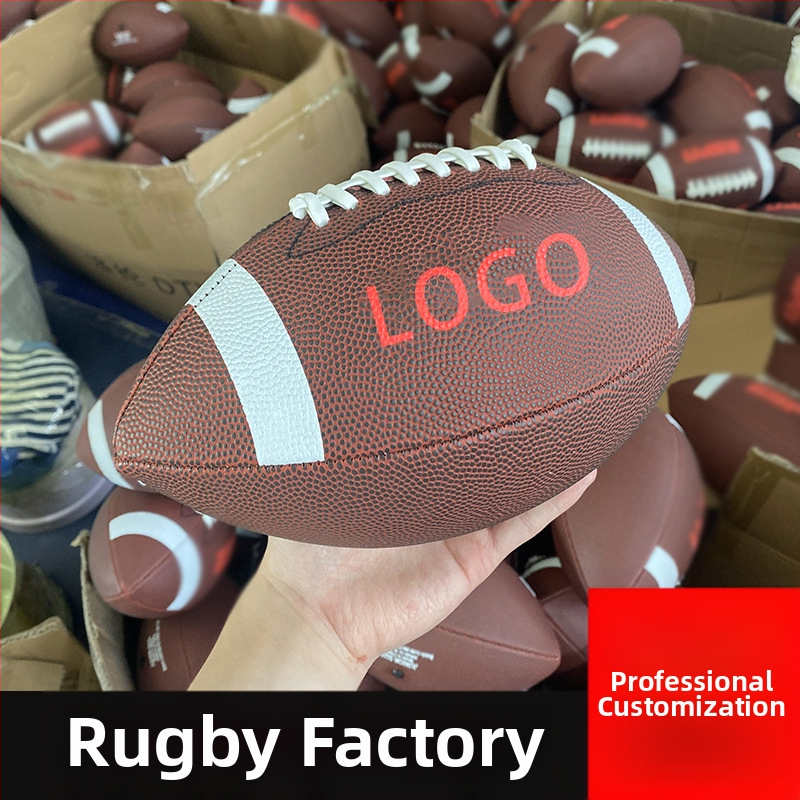 PU regbio kamuolys treniruotėms Nr. 9, mašininis siuvimas, logotipo atspaudas galimas, Amerikos stilius
