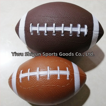 Jaunimo PVC regbio kamuolys – neslysta vidaus ir lauko žaidimams, klijuojami siūlai, prekinis ženklas TTCJC, spauduotas logotipas OK