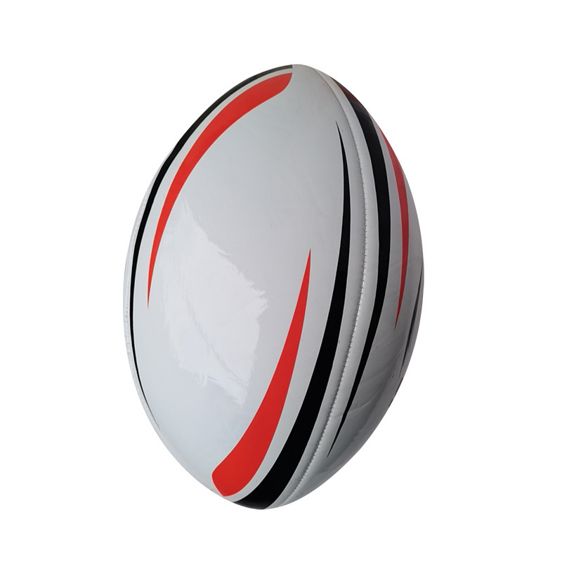 Rugby lopta No. 9 u engleskom stilu, PVC, šivana strojem, vanjska trening lopta, protuklizna