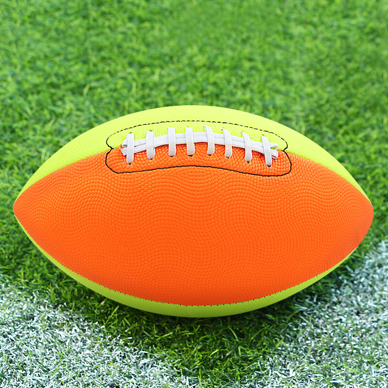 Μπάλα ράγκμπι για προπονήσεις από PU υλικό, μηχανική ραφή, δυνατότητα εκτύπωσης λογότυπου, στυλ Αγγλίας/Αμερικής/Αυστραλίας, μάρκα Anban Children, κωδικός προϊόντος 230325 Rugby 02