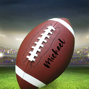 Jaunimo Amerikos futbolo kamuolys PU, neslystantis, atsparus dilimui, mašininis siuvimas, kodas GLW