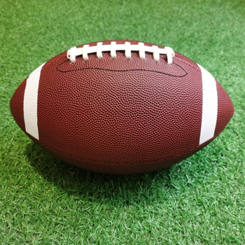 Weibu PU/PVC lopta za američki nogomet, šivana strojem, standardna natjecateljska lopta za trening, mogućnost ispisa logotipa.