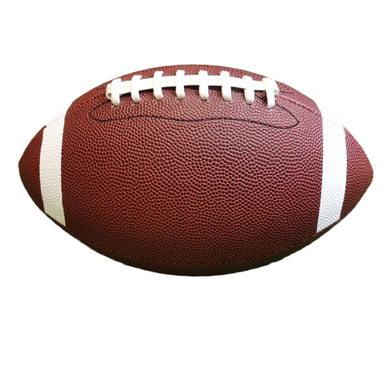 Weibu PU/PVC lopta za američki nogomet, šivana strojem, standardna natjecateljska lopta za trening, mogućnost ispisa logotipa.