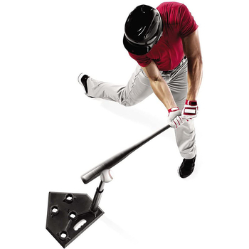 Gumeni stalak za baseball udarac s T-oblikom baze, dizajn s pet otvora, elastične noge, mogućnost dodavanja težine za veću stabilnost