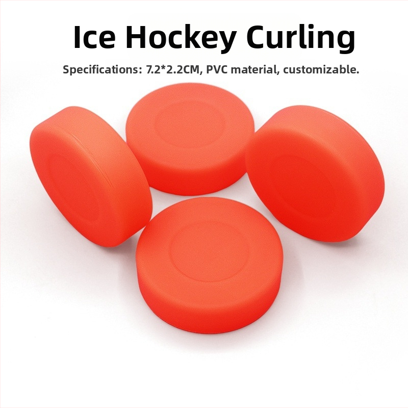 PVC hokeja diska treniņam – Xinheng, PVC materiāls, logotipa druka pieejama, pielāgošana pieejama, piemērots hokejam