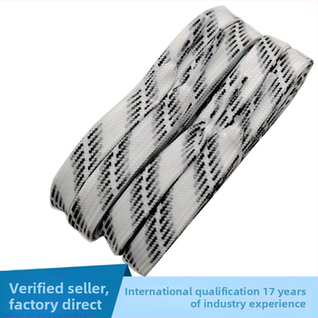 Ledo hokeja raištai, vaškuotas poliesteris, ilgis 183 cm, Mingjia prekė, Sport modelis