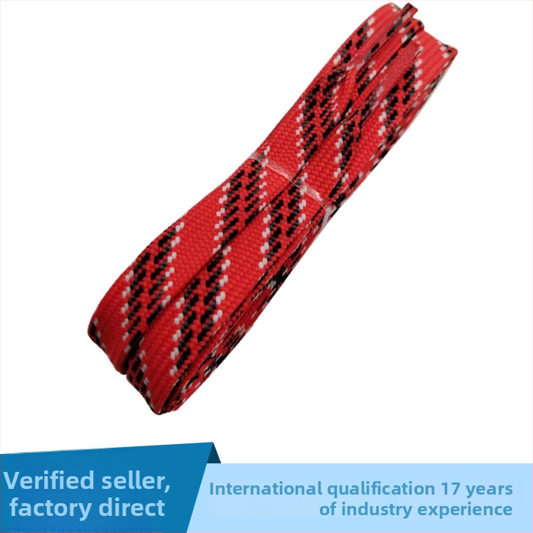 Ledo hokeja raištai, vaškuotas poliesteris, ilgis 183 cm, Mingjia prekė, Sport modelis