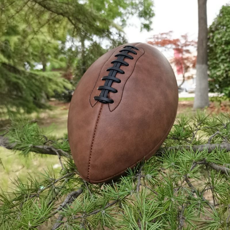 Címke nélküli amerikai retro futball – dekoratív darab, anyag: selyem virág, gépi varrás, felnőttek edzésére és versenyre