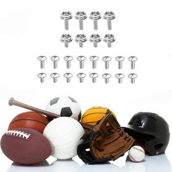 24 dar univerzális arcmaszk csavar sisakokhoz – rozsdamentes acélból, cserecsavarok Baseballhez, amerikai futballhoz és jégkoronghoz