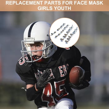 24 dar univerzális arcmaszk csavar sisakokhoz – rozsdamentes acélból, cserecsavarok Baseballhez, amerikai futballhoz és jégkoronghoz