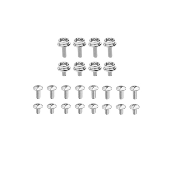 24 dar univerzális arcmaszk csavar sisakokhoz – rozsdamentes acélból, cserecsavarok Baseballhez, amerikai futballhoz és jégkoronghoz